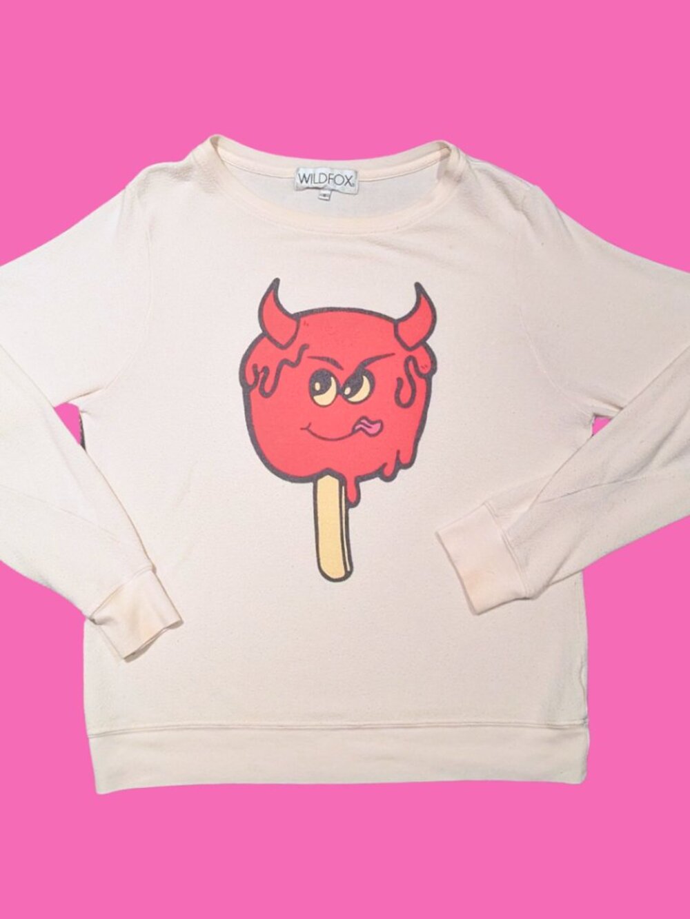 Wildfox Couture ''Eat Me'' Sweater Made in the US Size S